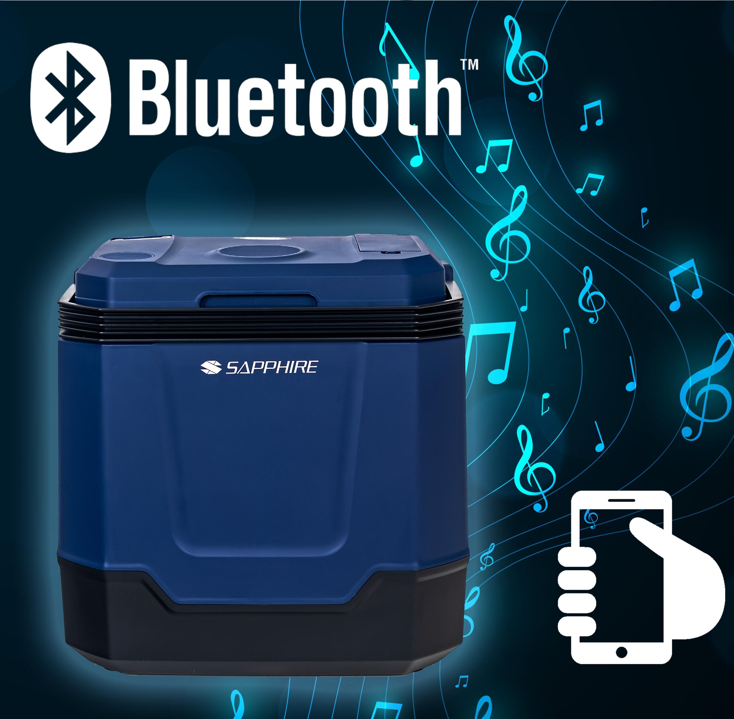Lodówka turystyczna samochodowa Sapphire ST-1033L 33L 12/230V z głośnikiem 3/7