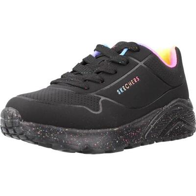 Sneakers skechers uno lite - rainbow s, zwart, kinderen