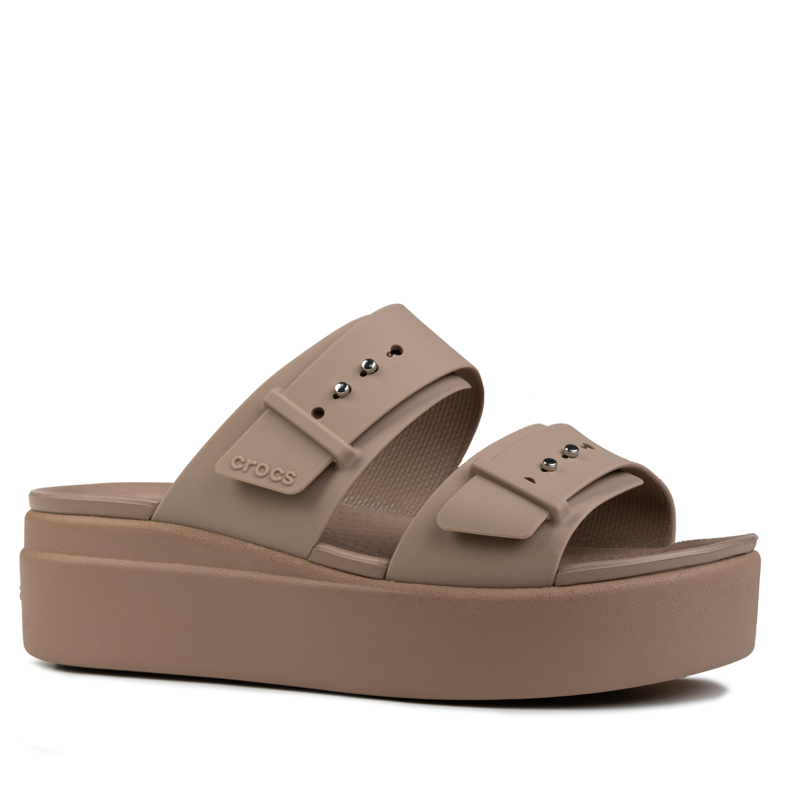 Klapki damskie Crocs BROOKLYN BUCKLE LOWWDG 7/7
