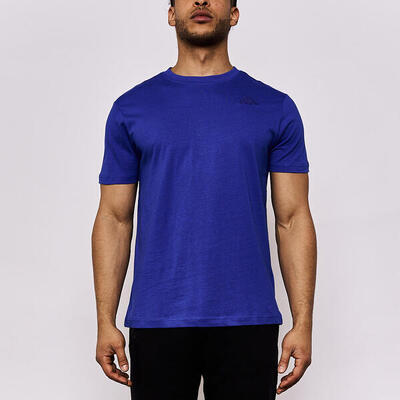 T-shirts & top da uomo in cotone blu da sportivo