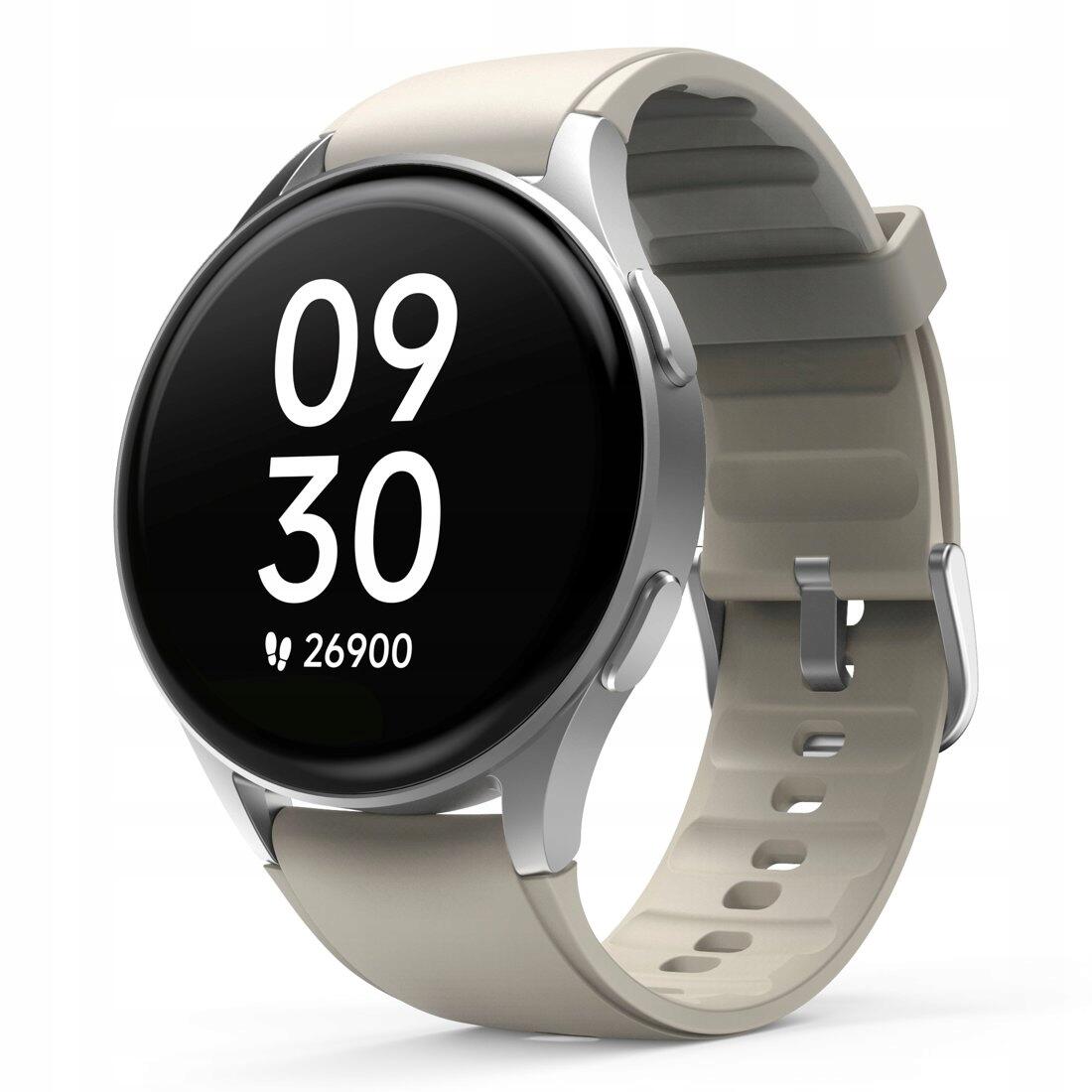 Hama Smartwatch 8900 GPS AMOLED 1.32 Zilver/Beige 2/7