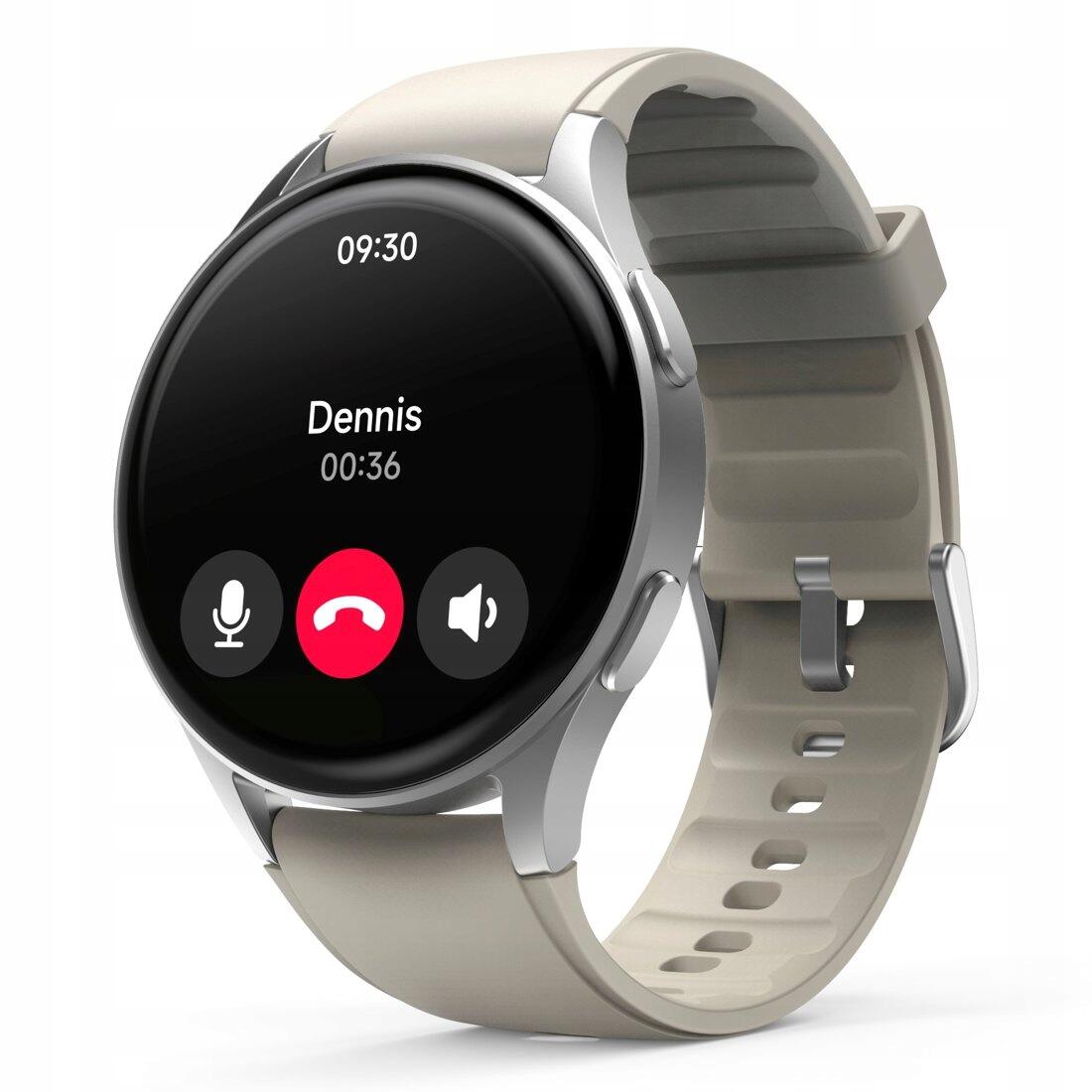 Hama Smartwatch 8900 GPS AMOLED 1.32 Zilver/Beige 4/7