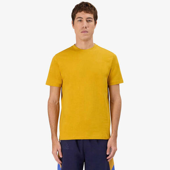 T-shirt manches courtes homme Cafers Slim jaune