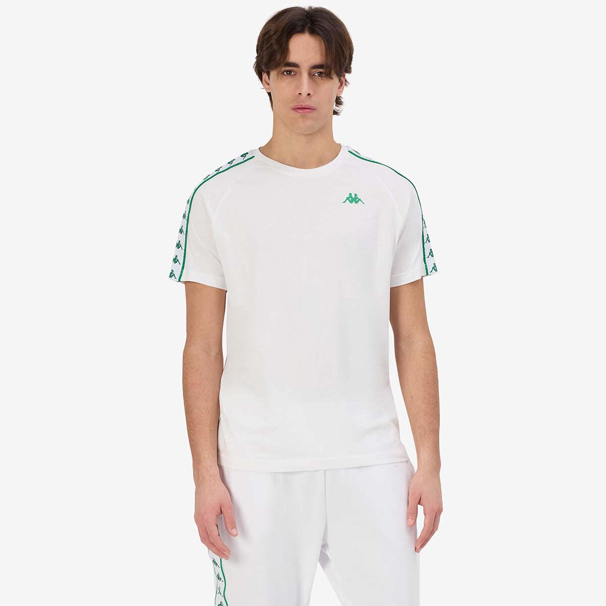 blanc / vert gris / multicolore