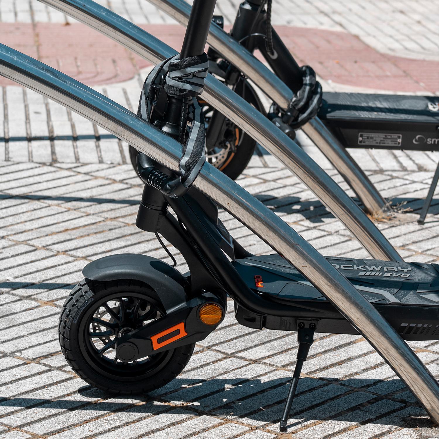 Antirrobo Pitón Combinación 5 Digitos. Para patinetes eléctricos y bicicletas 6/7