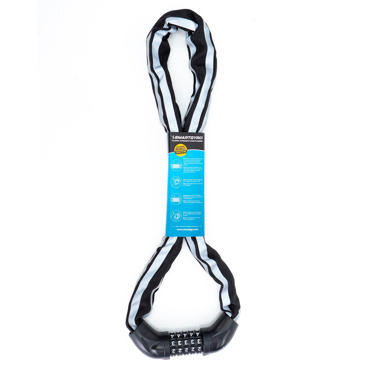 Antirrobo Pitón Combinación 5 Digitos. Para patinetes eléctricos y bicicletas 4/7