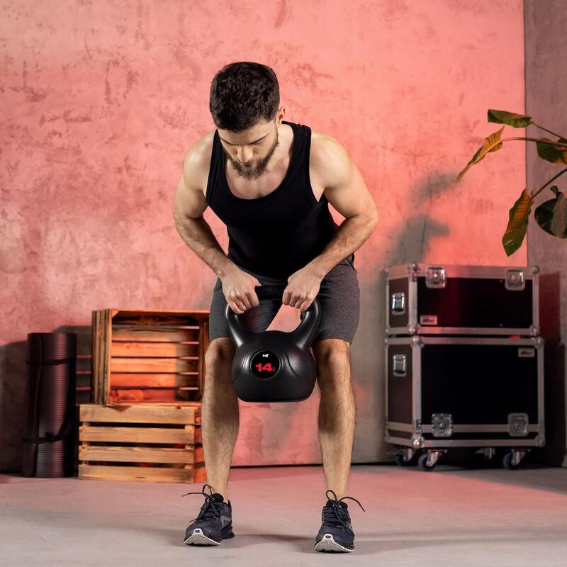 Vinylová činka Kettlebell 14kg