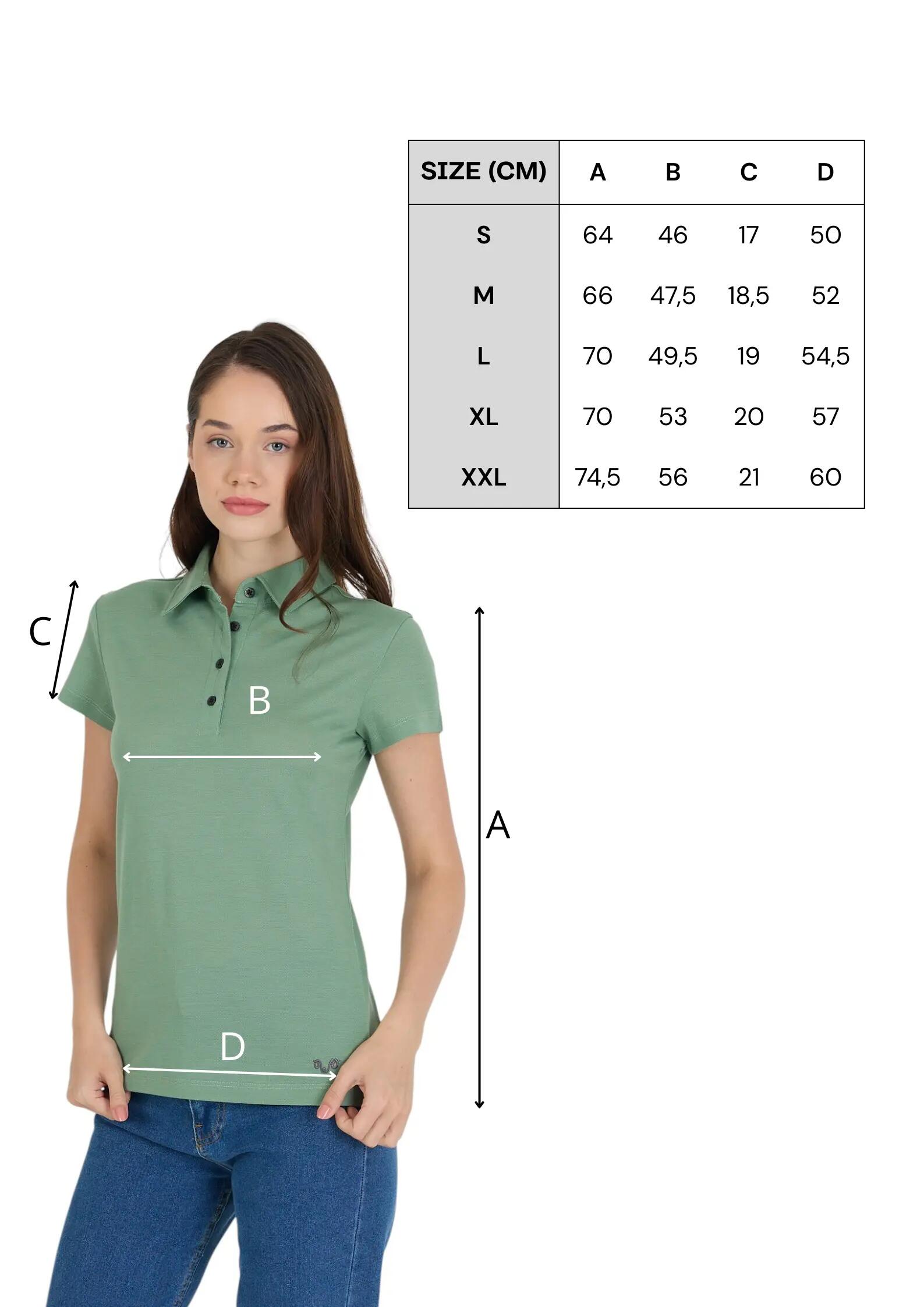 Polo koszulka z 100% wełny merino (170 g/m² - Piqué)) S, Zielony 2/7