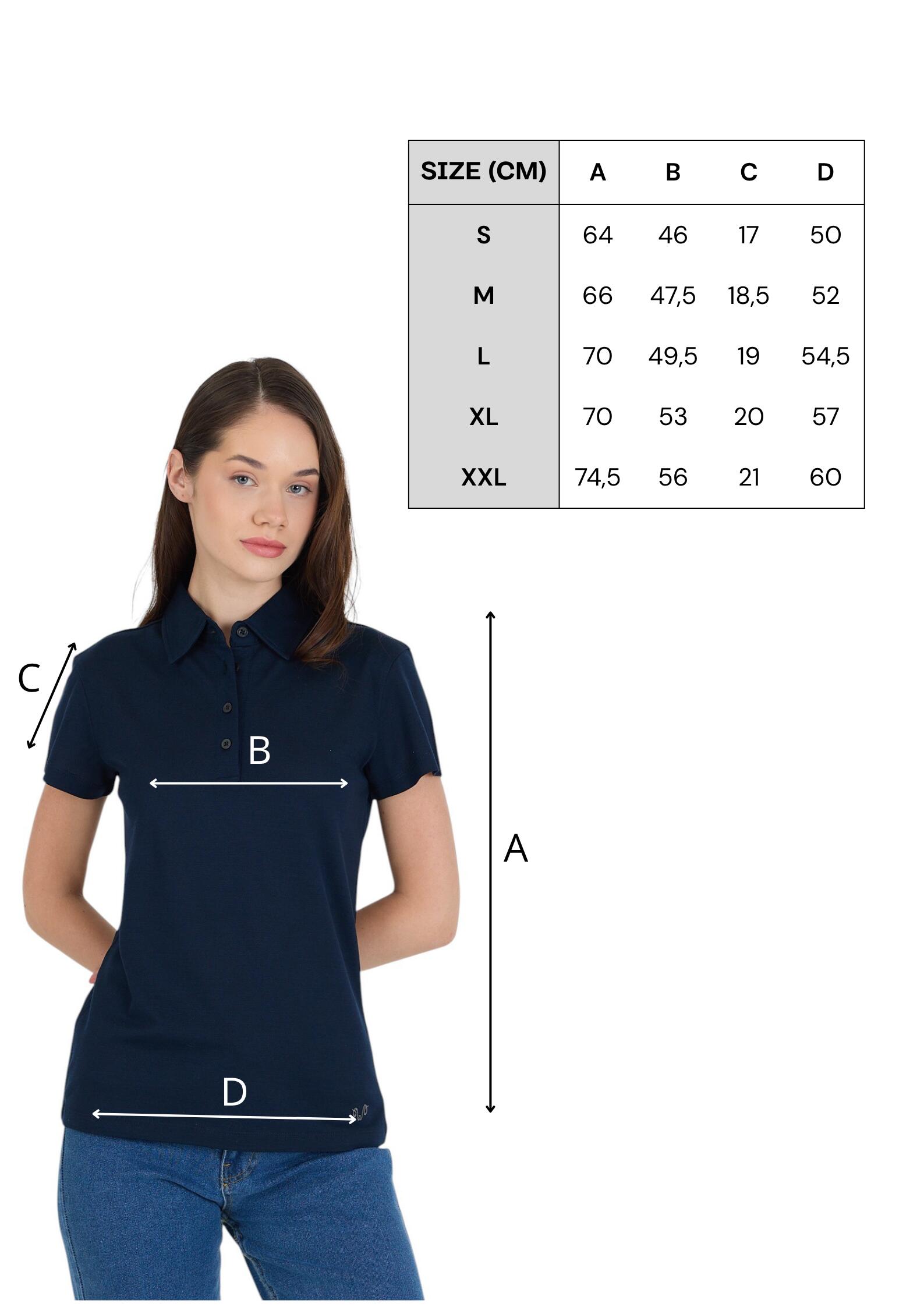 Koszulka Polo Damska 100% Merino Woolona 4/7
