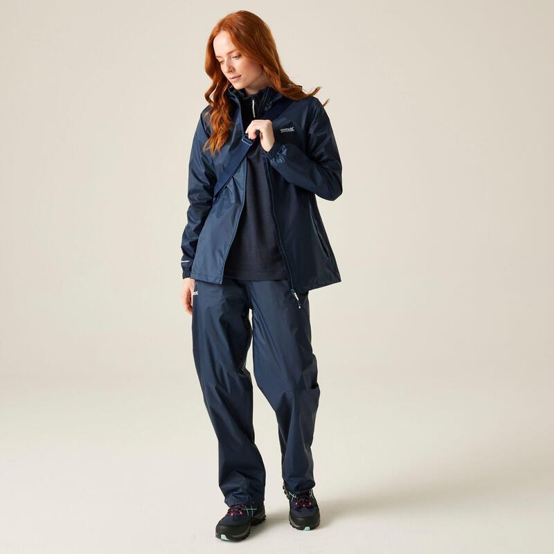 Regenjacke Pack It Jacket III Wandern/Outdoor/Trekking Damen Midnight