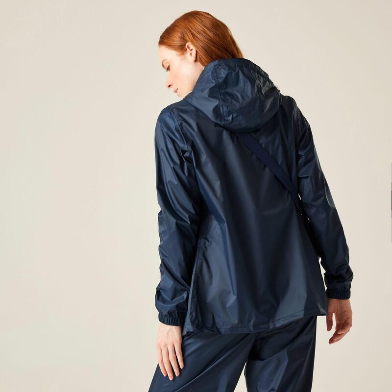 Regenjacke Pack It Jacket III Wandern/Outdoor/Trekking Damen Midnight