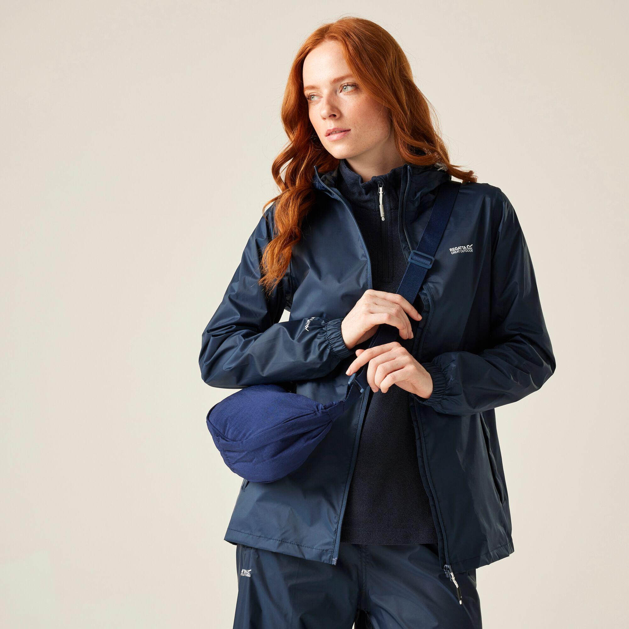 Regatta - Veste Imperméable Pack-it Iii Pour Femme - Coupe-pluie - Bleu - 38 S - Decathlon