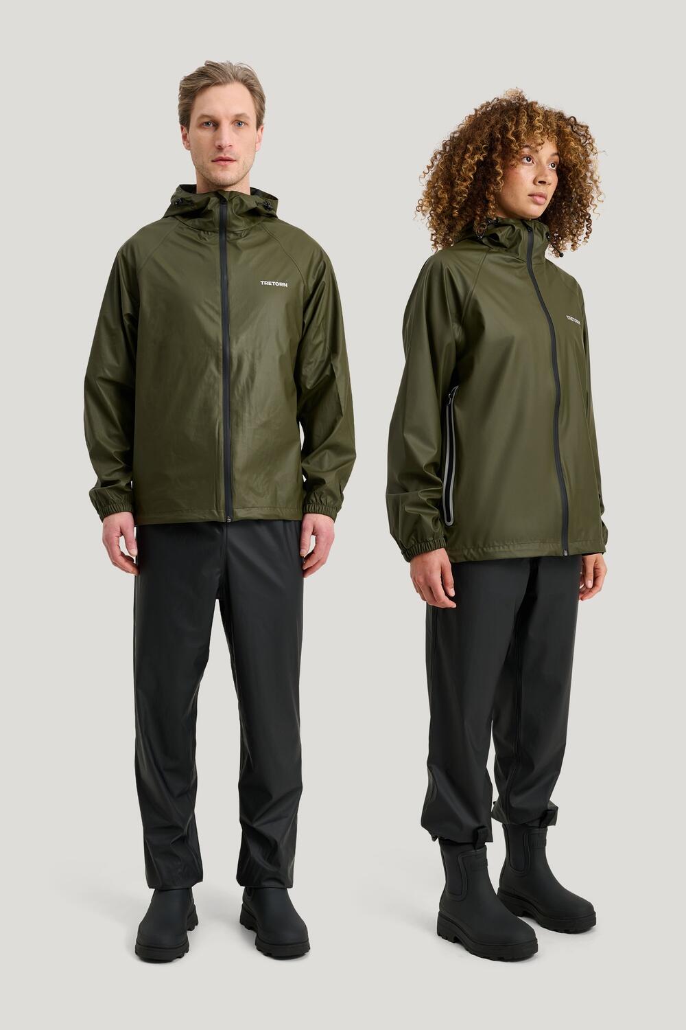 Ensemble de pluie Outdoor imperméable et compactable Rainbreaker vert foncé 5/7