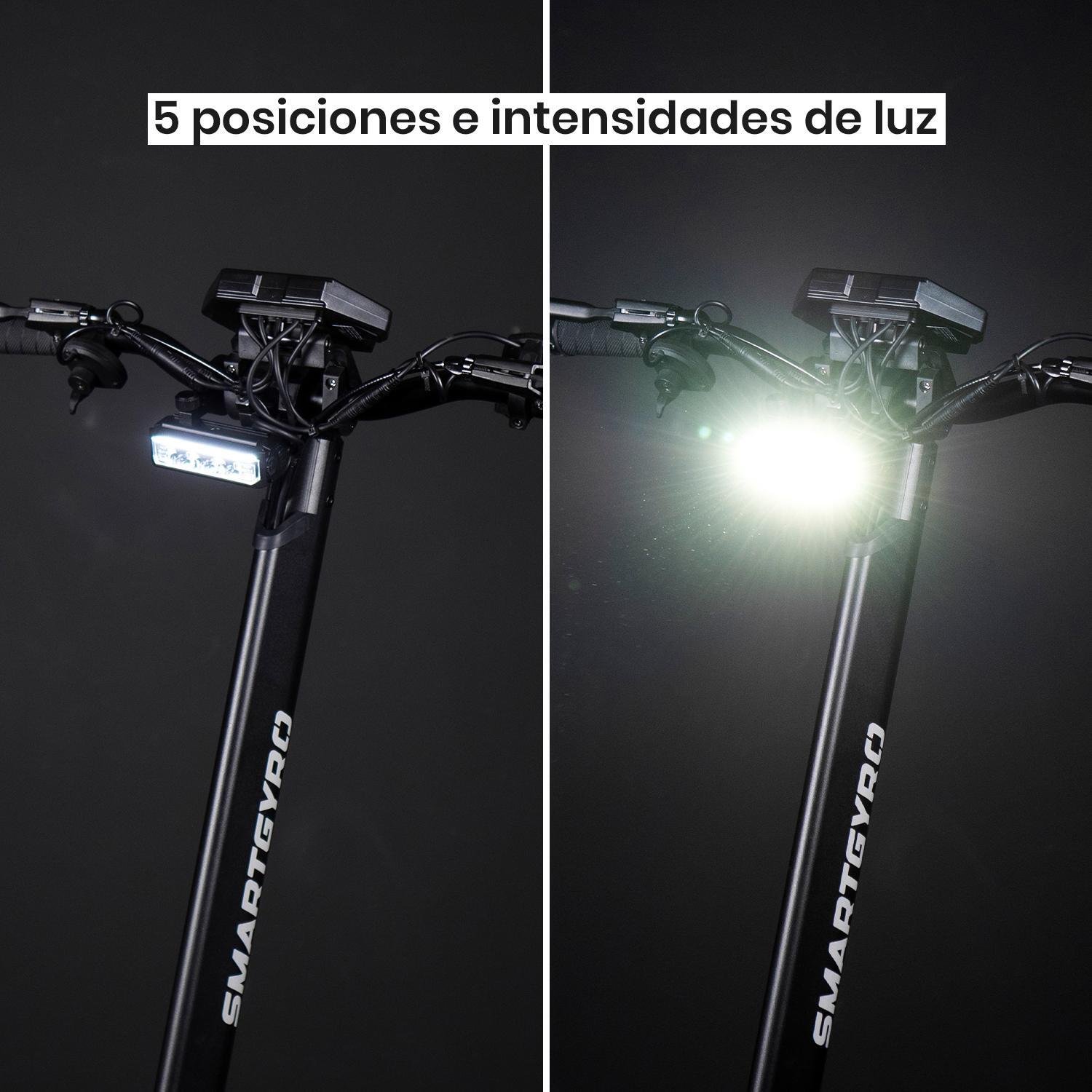 Foco de LED Frontal smartGyro Bike/Scooter PRO HD. 3/7