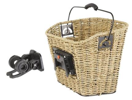 Kosz Na Kierownicę Pleciony 35 X 25 X 26 / Ø22 Cm Zawiera Uchwyt Na Kierownicę