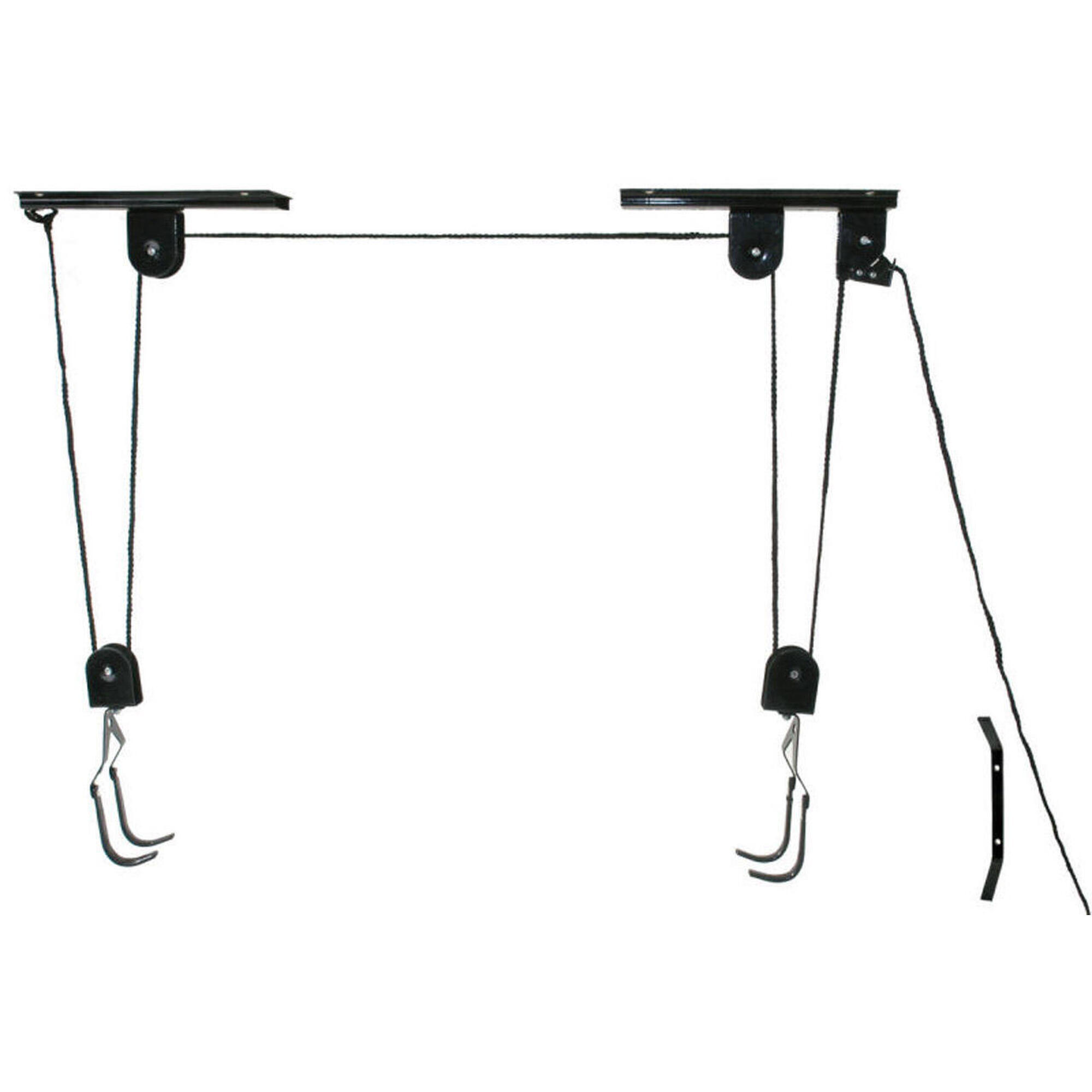 Prox - Elevateur De Vélos Crochets Noir - Jusqu'à 20kg - Système De Suspension - Bidon Porte-outils - Noir - Taille Unique - Decathlon