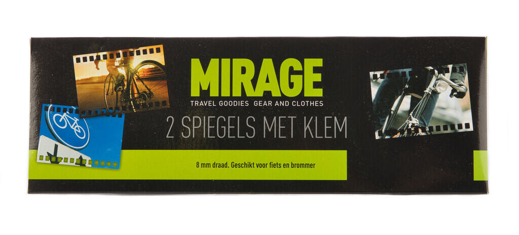 Mirage Mirror Set con Clamp 8 mm Universal > to translate in Spanish; Castilian 2/2