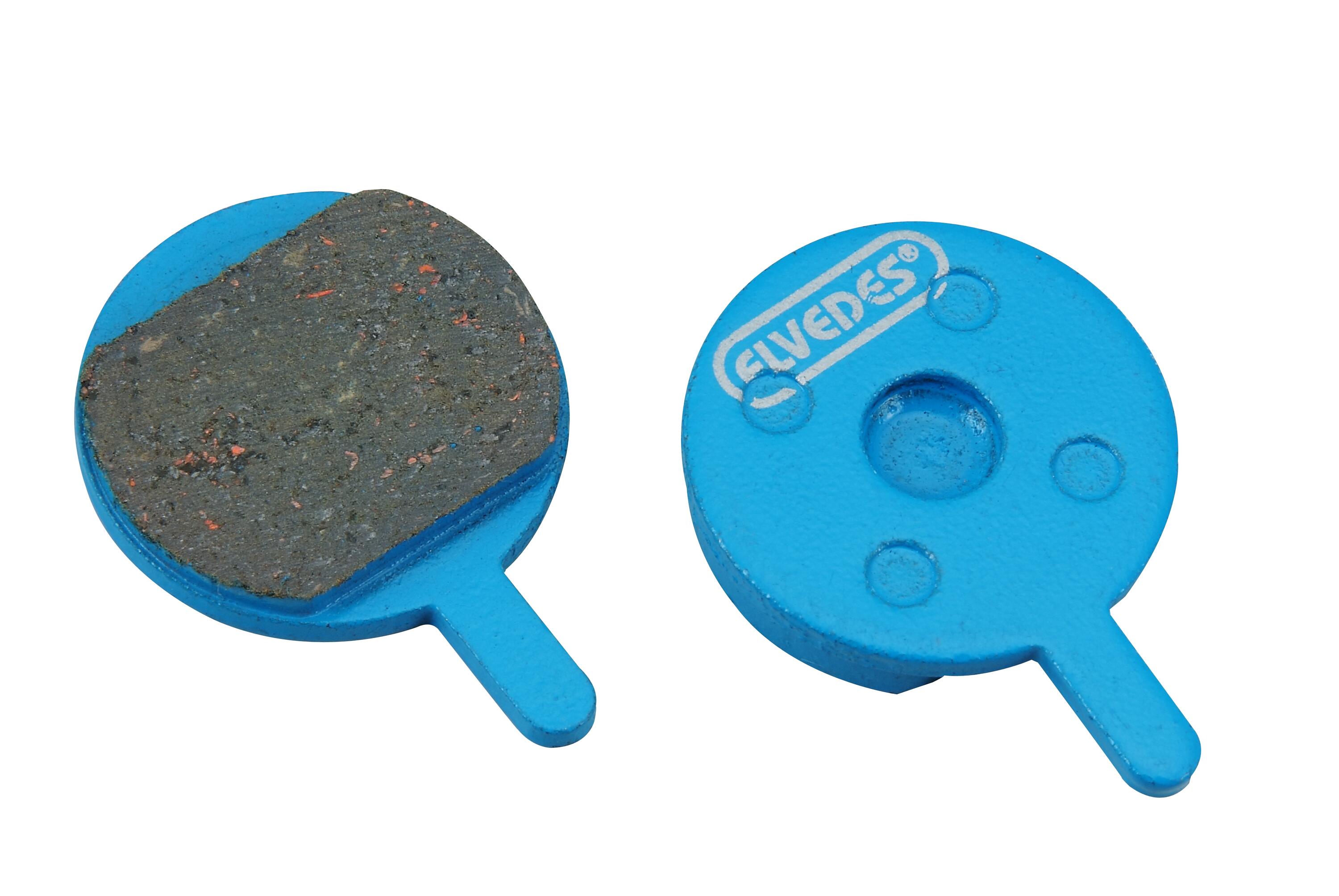 Par de pastillas de freno orgánicas para bicicleta Elvedes Promax DSK-400, DSK-6 2/2