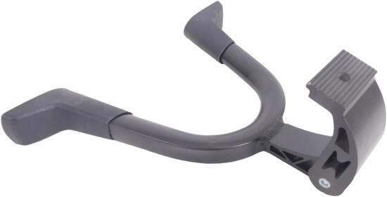 Cavalletto centrale doppio Edge 28" alluminio 30 cm nero