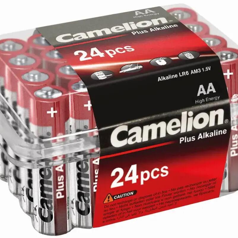 Camelion AA (LR6) carbon-zinc batteries 1.5 V 2600 mAh pack of 24