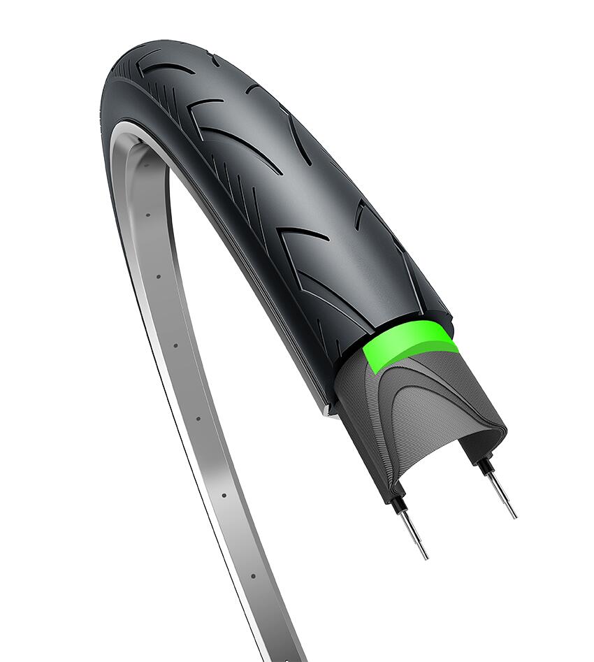 EDGE Edge City Ranger Protect pneumatico 28 x 1,40 (37-622) — nero con riflessi.