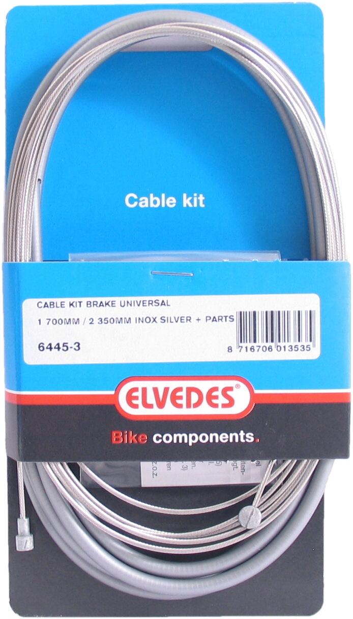 ELVEDES Elvedes Set Cavi Freno 1700/2350 mm Acciaio Inox Argento.