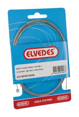 Elvedes Cavo Interno Cambio Shimano 2250 mm ø 11 mm Acciaio Inox.