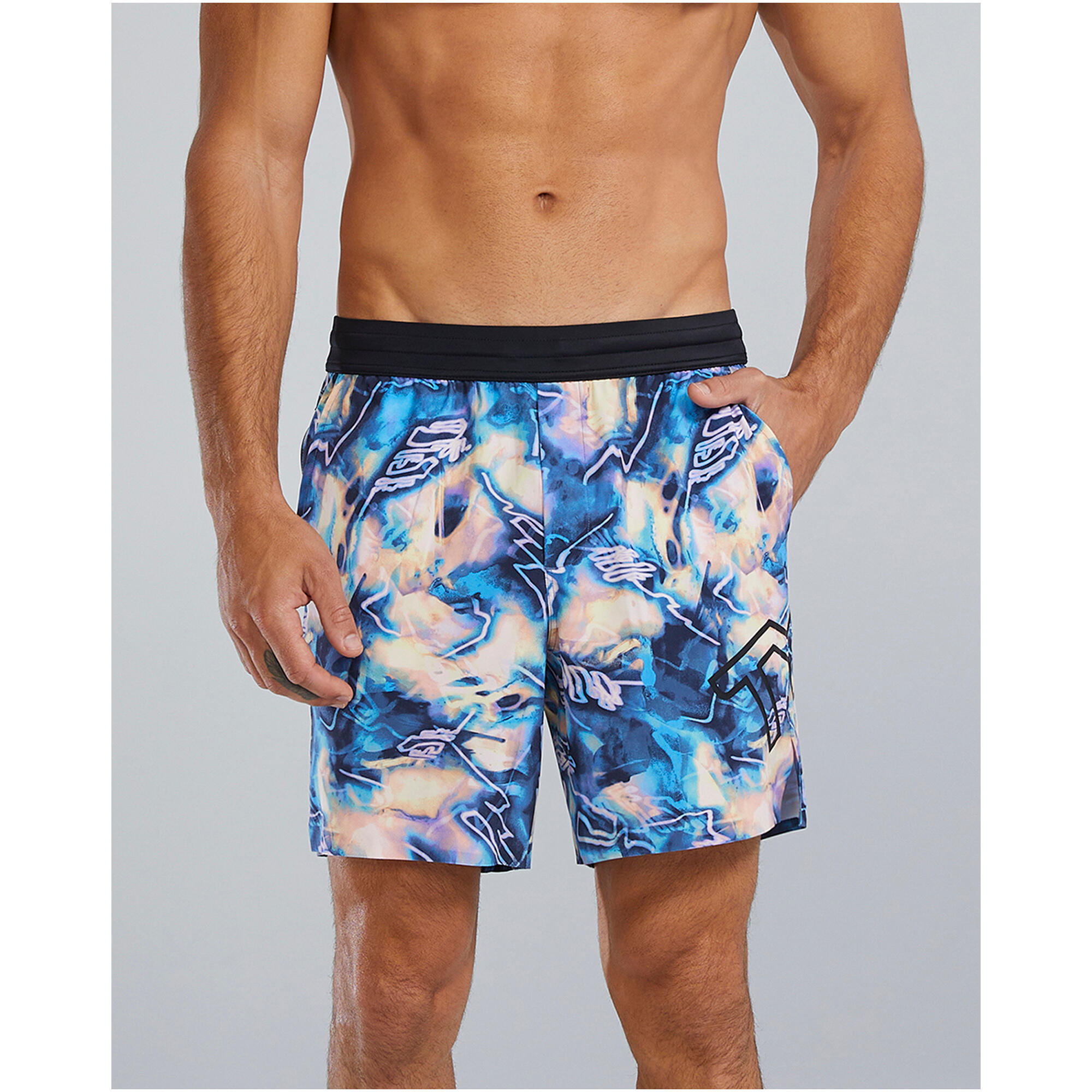 Spodenki pływackie męskie TYR Unbroken Shorts - Voltage Pazzo 1/7