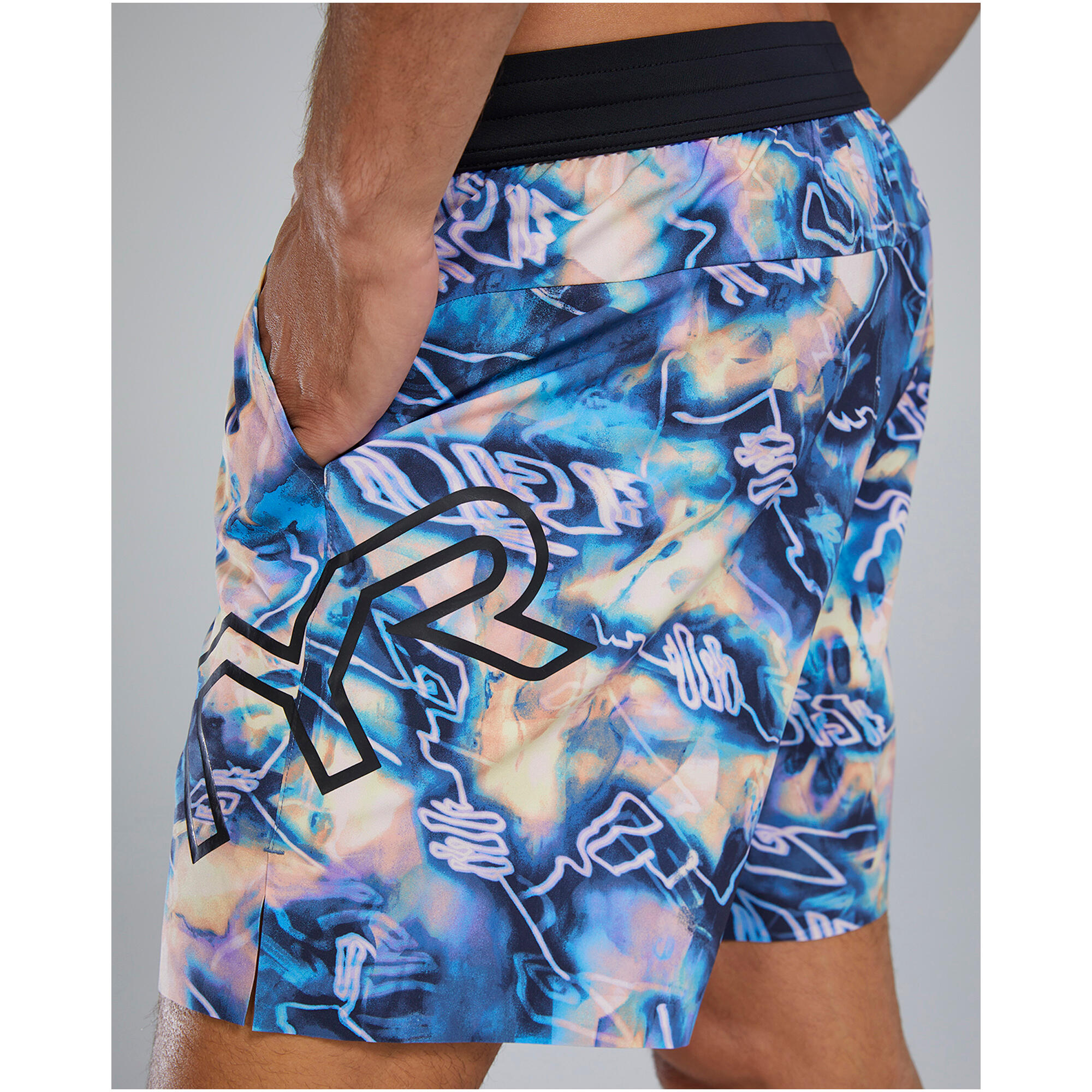 Spodenki pływackie męskie TYR Unbroken Shorts - Voltage Pazzo 6/7