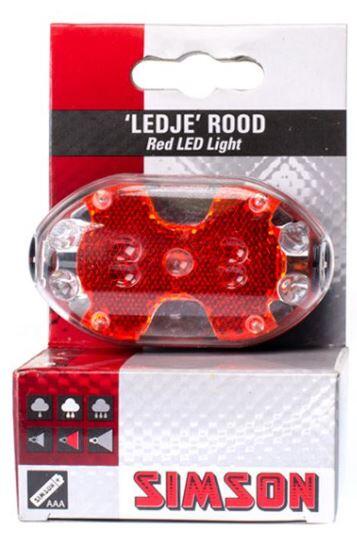 Simson batterie arrière LED rouge 5/5