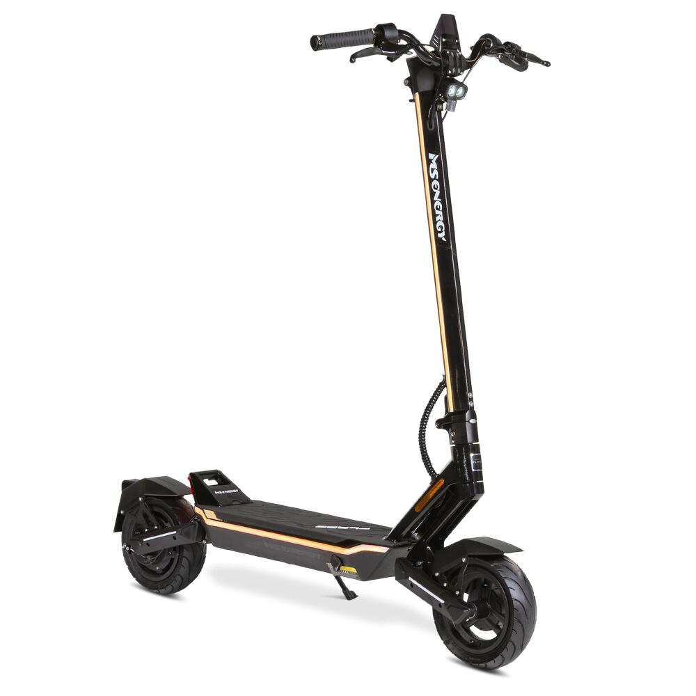 Trotineta Electrică MS Energy FLARE, 600W, 60Km Autonomie, Negru/Gri