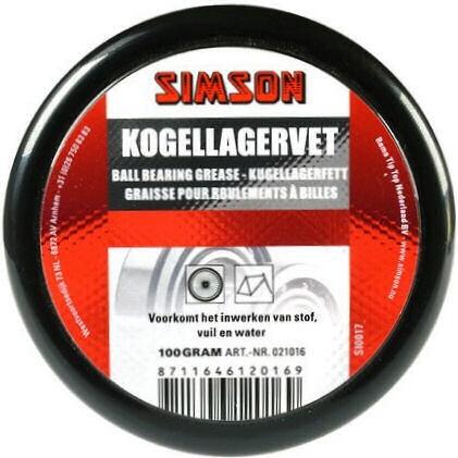 Grasso per cuscinetti Simson 100 g - nero.