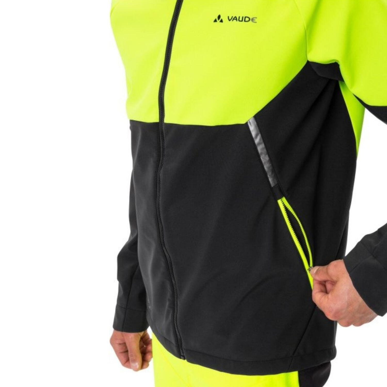 Impermeabile con cerniera con cappuccio VAUDE Qimsa Softshell 5/5