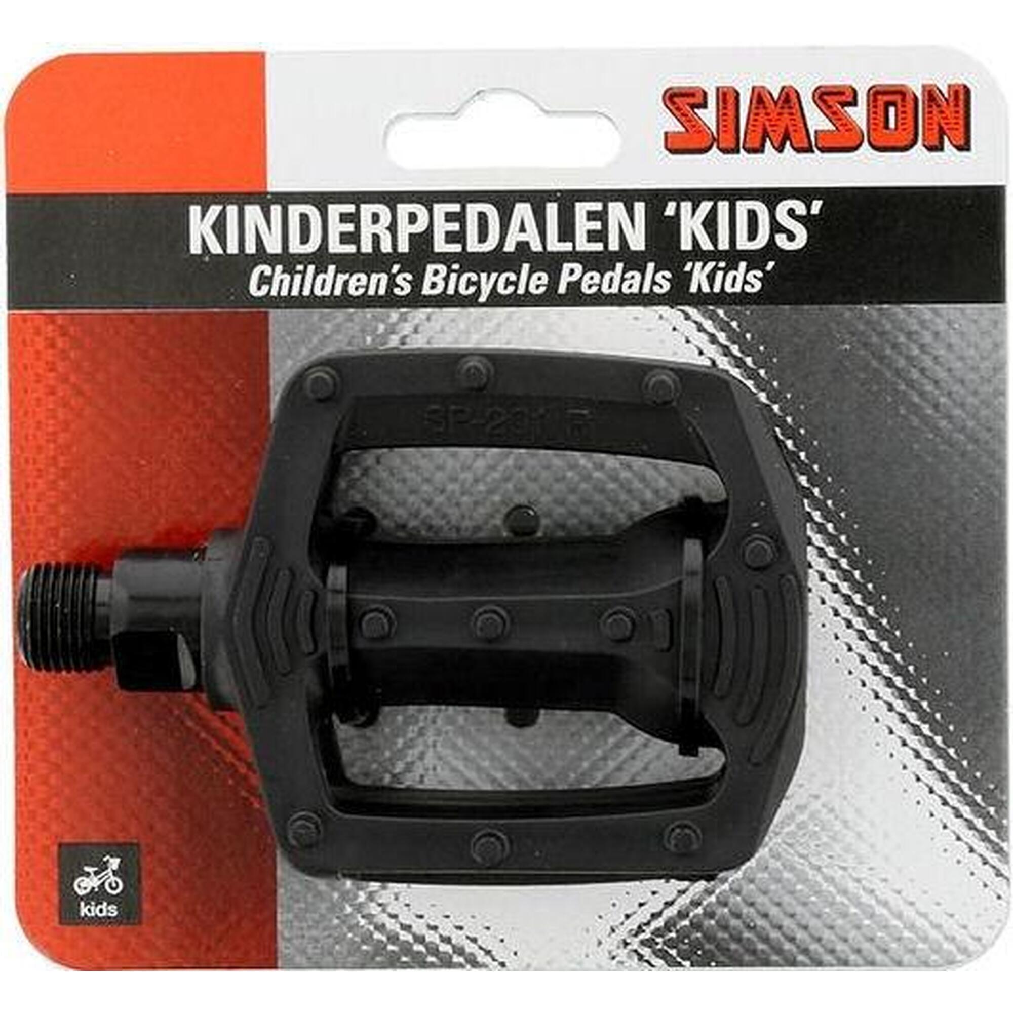 Jeu de Pédales Simson pour Vélos d'Enfants 9/16 Pouces Noir      1700€     SIMSON Jeu de Pédales Simson pour Vélos d'Enfants 9/16 Pouces NoirVendu exclusivement en ligne   