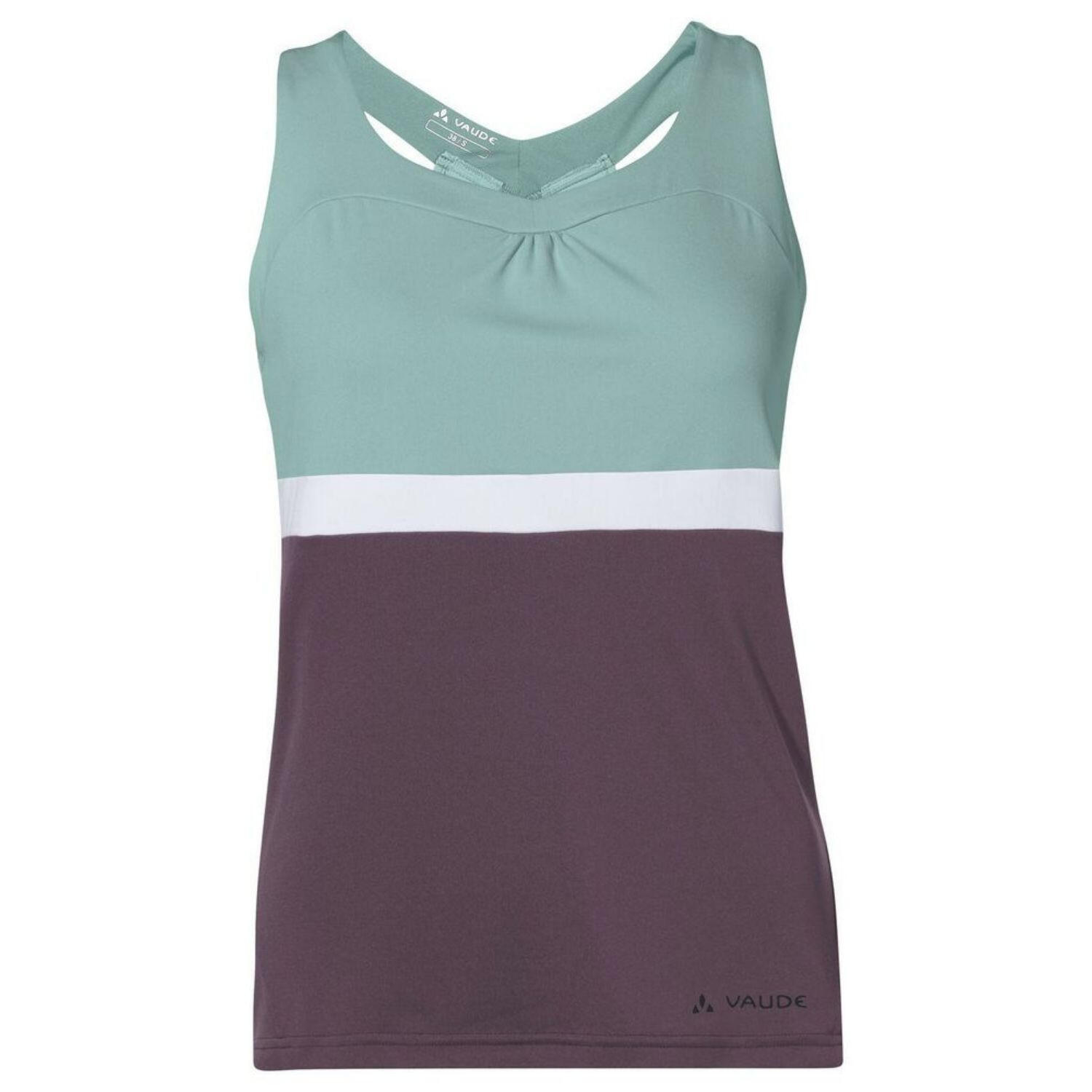 Vaude - Maillot Cycliste Femme Vaude Advanced Top - Maillot Manches Courtes - Violet - Decathlon
