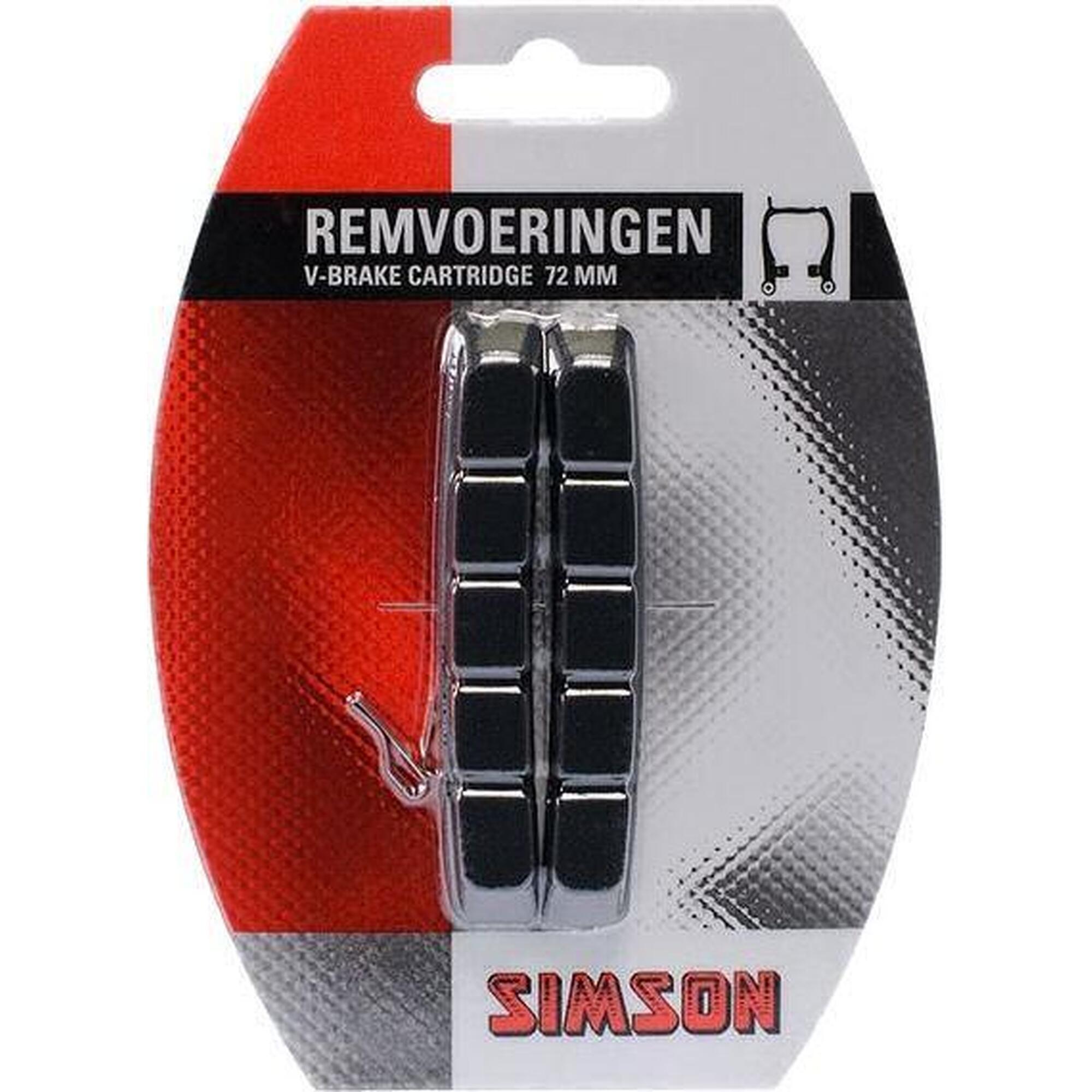 Simson - Simson V-frein Cardridge Free Shoe - Tasseaux De Frein - Noir - No Size - Decathlon