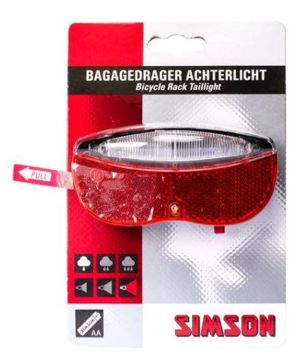 SIMSON Batterie de porte-bagages arrière LED rouge 5/5