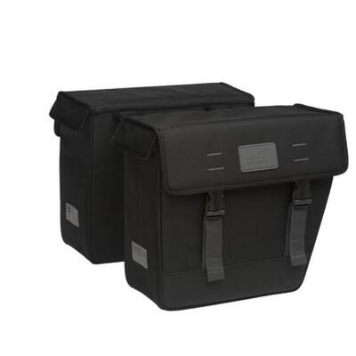 Robuuste new looxs origin dubbel fietstas - zwart - 39l