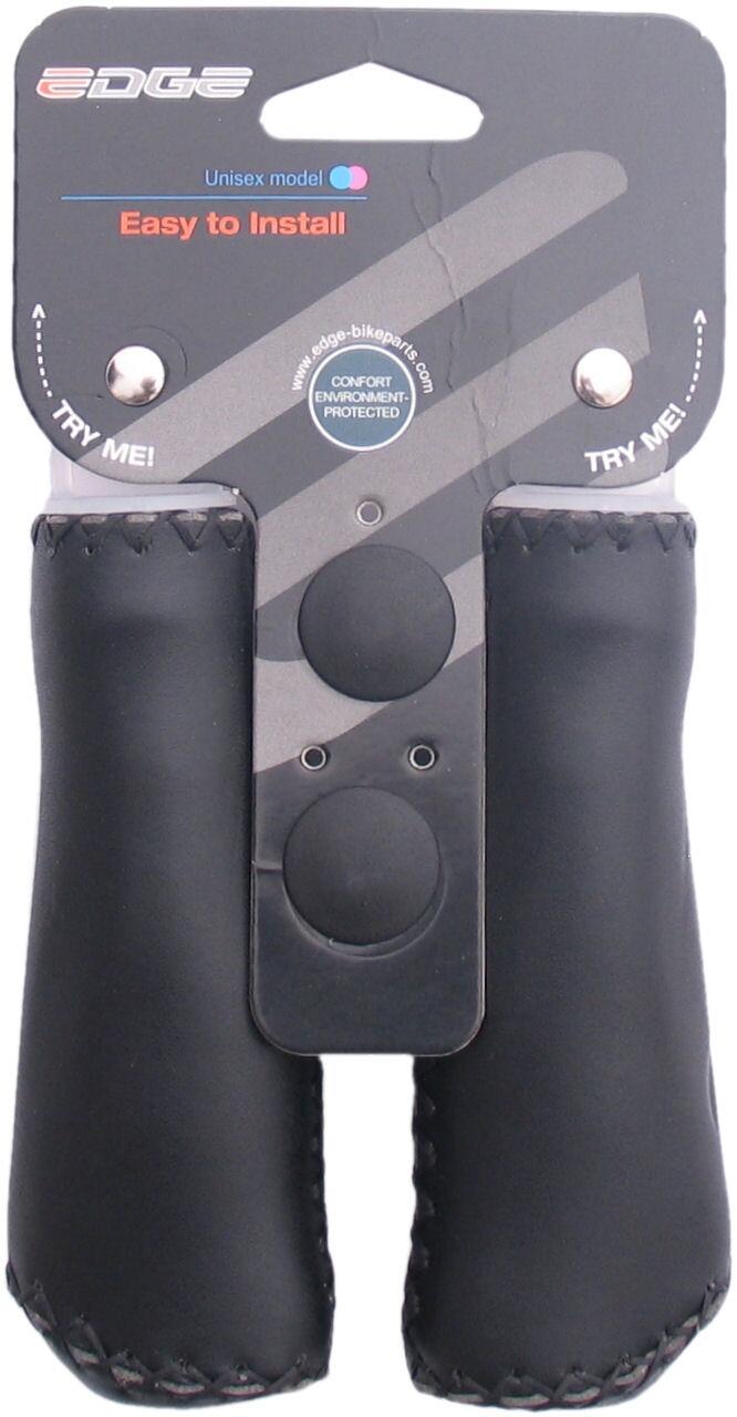 Juego de puños Edge cuero negro 2x135 mm 1/1