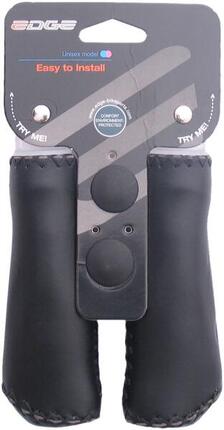 Handvatten Leer - Zwart - 2*135Mm (Winkelverpakking)