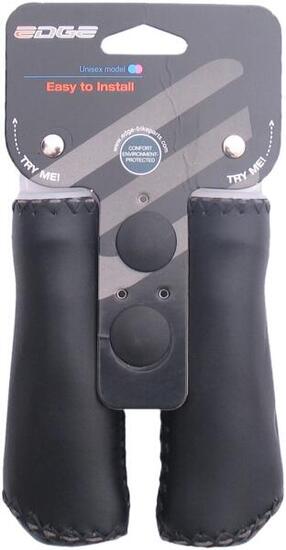 Handvatten Leer - Zwart - 2*135Mm (Winkelverpakking)