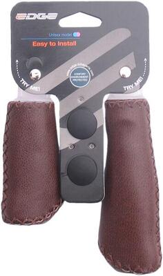 Handvatten leer - mat donkerbruin - 135/92mm (winkelverpakking)