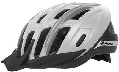 Polisport ride in fietshelm m 54-58cm wit en grijs