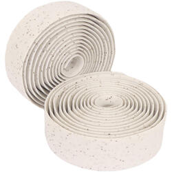 Ruban de guidon Edge liège blanc - 190 x 3 cm, 2 pièces