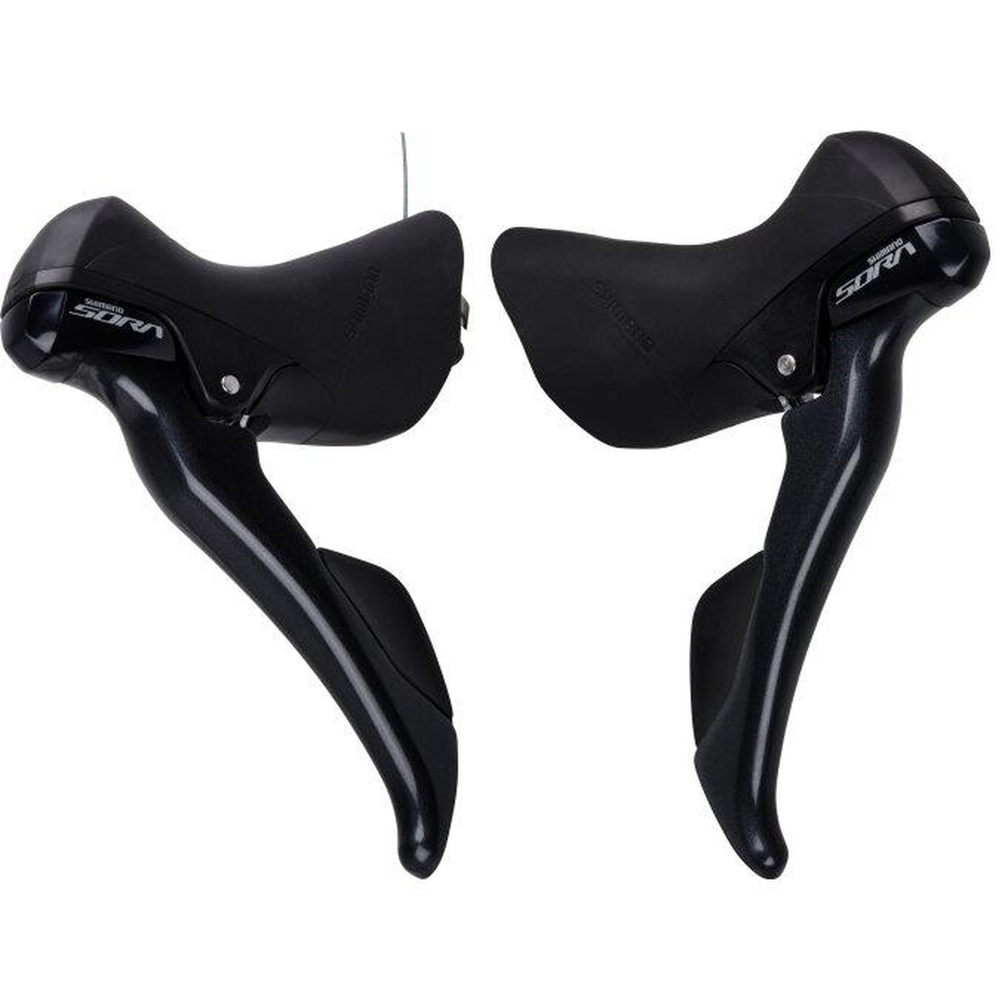 Shimano - Kit Levier De Vitesse 2 X 9 Vitesses Sora St-r3000 - Noir - Kit Frein - Noir - Decathlon