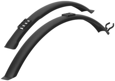 Polisport spatbordenset voor 24 en 26 inch fietsen - zwart