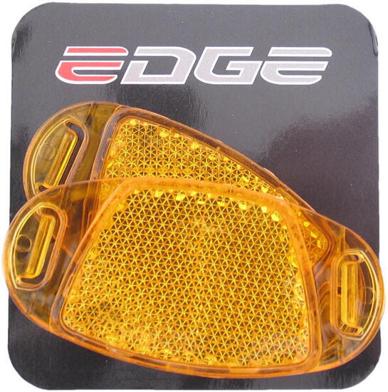 Set de réflecteurs Orange pour rayons (2 pièces) - Visibilité Accrue