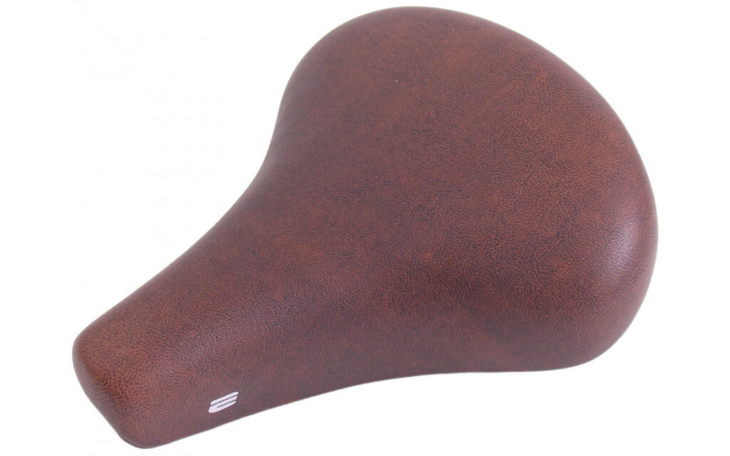 Selle De Vélo Ville Retro - Marron Foncé 3/4