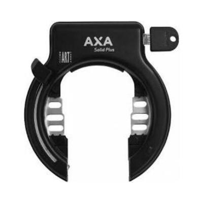 Axa solid plus - art-2 fiets slot. 10mm. zwart