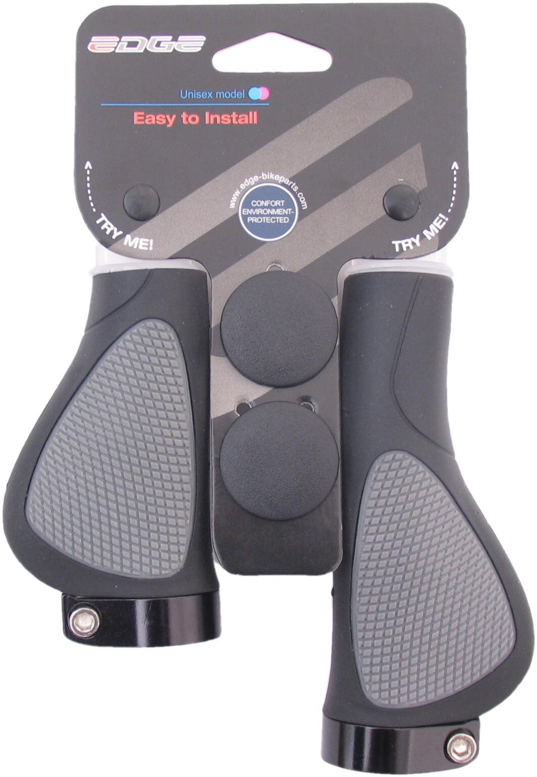 Chwyty Ergocity Plus Z Pierścieniem Blokującym - 136/95 Mm - Czarny / Szary